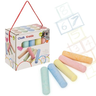 15 Stück farbige Kreidesticks Tafel Pflaster Kinder Schule Dart Boden Geschenk