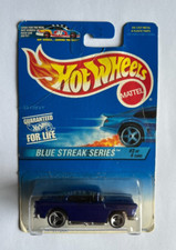 1996 Hot Wheels '55 Chevy Blue Streak Series 3/4 Collector 575 Diecast Car