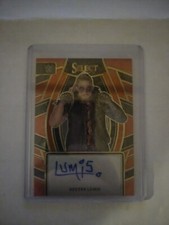 Dexter Lumis 2024 WWE Select Signature Selections Red Prizm Auto /99