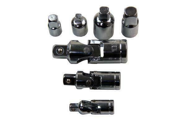 BERGEN 7PC UNIVERSAL JOINT & SOCKET ADAPTER SET B1258