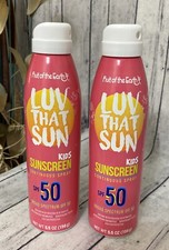 Fruit Of The Earth Kids Sunscreen Continuous Spray SPF 50. 5.5floz 2 Pack