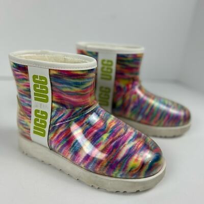 Ugg Women's Classic Clear Mini Pixelate Boot Size 5