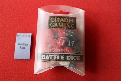 Games Workshop Warhammer Battle Dice Citadel Gaming im Plastikkoffer D6 Lot 40k 