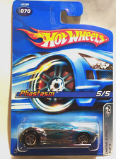 2006 HOT WHEELS Chrome Burnez PHASTASM #5 of 5 Chrome w/Blue Flames - MOMC - NEW