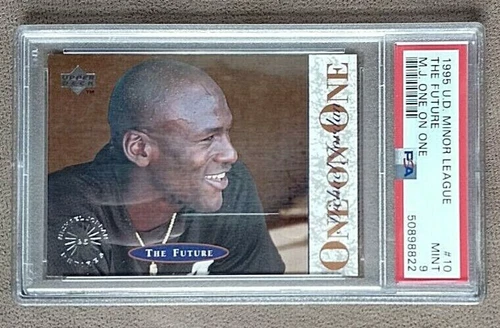 1995 Upper Deck Minor League Michael Jordan The Future One On One #10 PSA 9 Mint