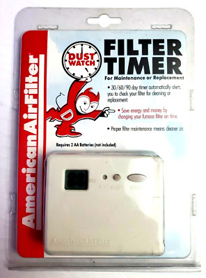Dust Filter 30/60/90 Day Timer for Filter Maintenance or Replacement.