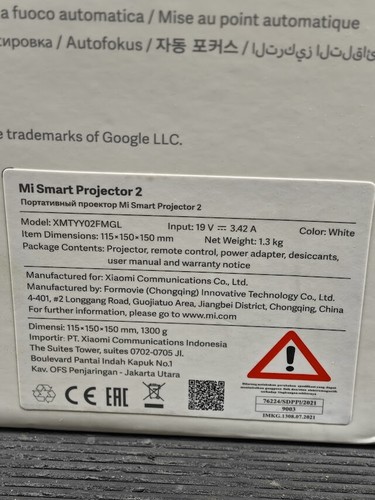 Mi Smart Projector 2 - Fonctionne, emballage d'origine, sans télécommande - Photo 3/18