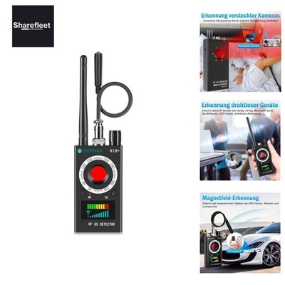 K18+ Versteckter Kamera-Detektor, Spionagekamera-Finder, Wanzen Magnetfeld Ab...