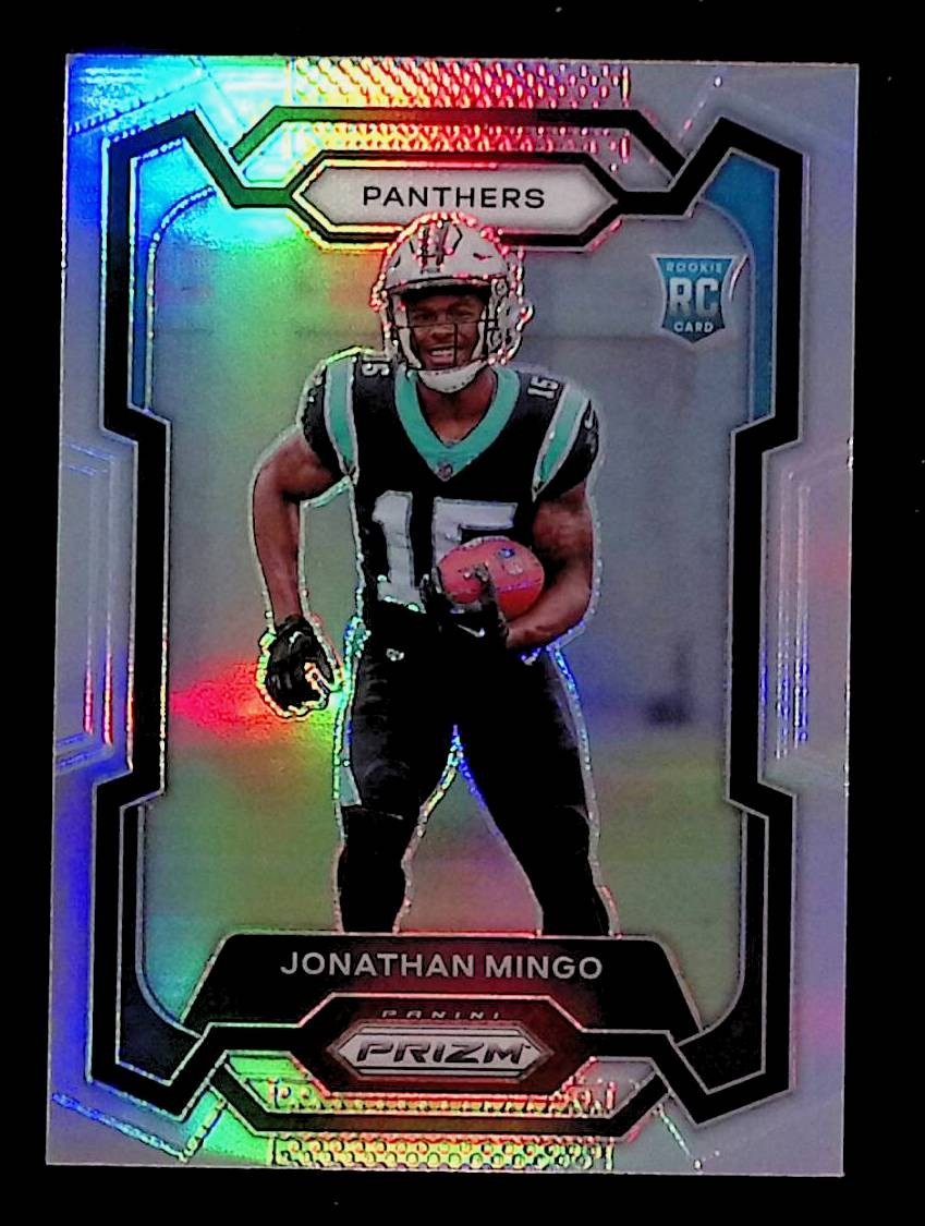 Jonathan Mingo 2023 Panini Prizm Silver Prizm #312 RC Carolina Panthers
