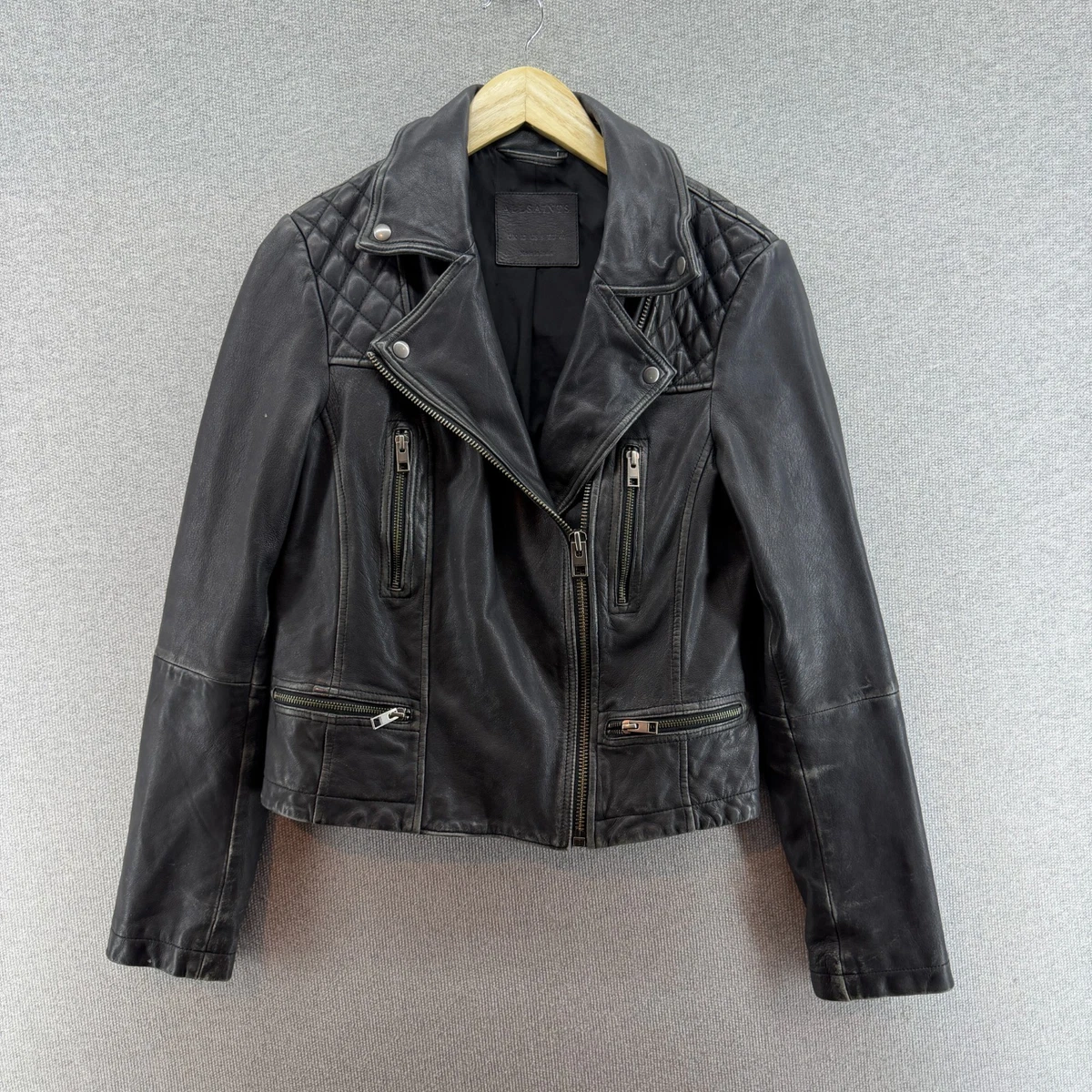 AllSaints Leather Outer Shell Biker Coats, Jackets & Vests for  display picture 1