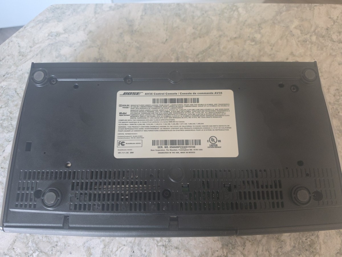 Bose Lifestyle AV35 Control Console only Excellent Condition NO