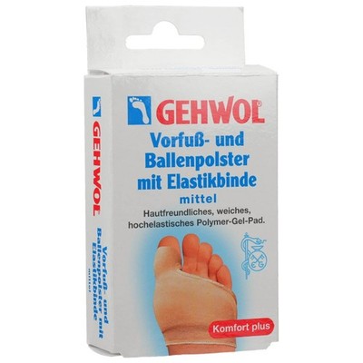 GEHWOL Vorfuß- u.Ballenpolster m.Elastikb.mittel 1St PZN 14129246