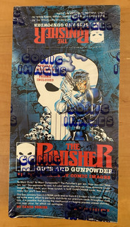 D Punisher Guts and Gunpowder Sealed Trading Card Box 48 Packs Comic Images 1992