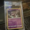 Pokémon 2019 Mewtwo Holo Rare Unbroken Bonds #75 AGS 10 Graded Card