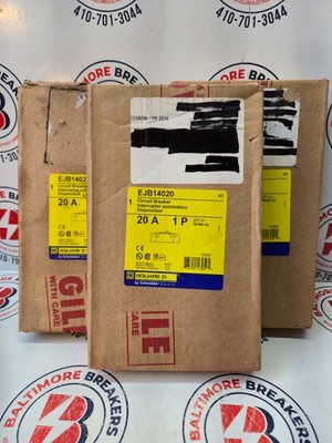 Square D EJB14020 Bolt-On Circuit Breaker 20A