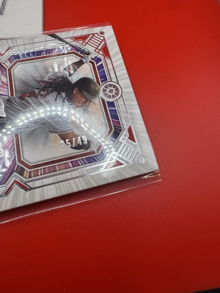 Panini Boys Of Summer 2025 Manny Ramírez No. 15 favoritos de los fanáticos AUTO/49 Medias Rojas Foto 3 de 3