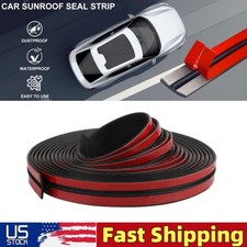 16.4ft Car Windshield Sunroof Seal Strip Rubber Weather Stripping Trim Protector