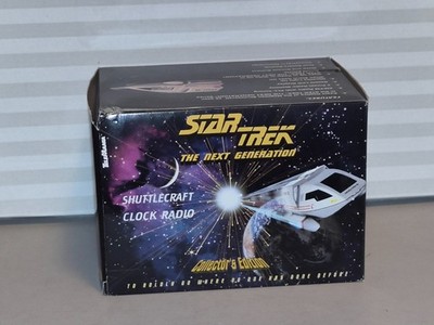  Star Trek Next Generation, Collector's Edition Shuttlecraft Clock Radio, 1994