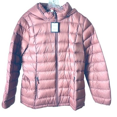 Charter Club  XL  Womens Packable Down Jacket 650 Fill Power Lightweight Puffer