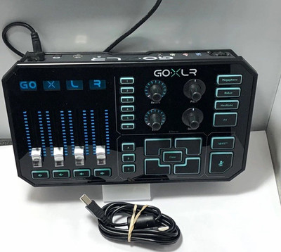 TC-Helicon GOXLR Digital Mixer 4-Channel USB/XLR/3.5mm Faders 24-bit 48kHz