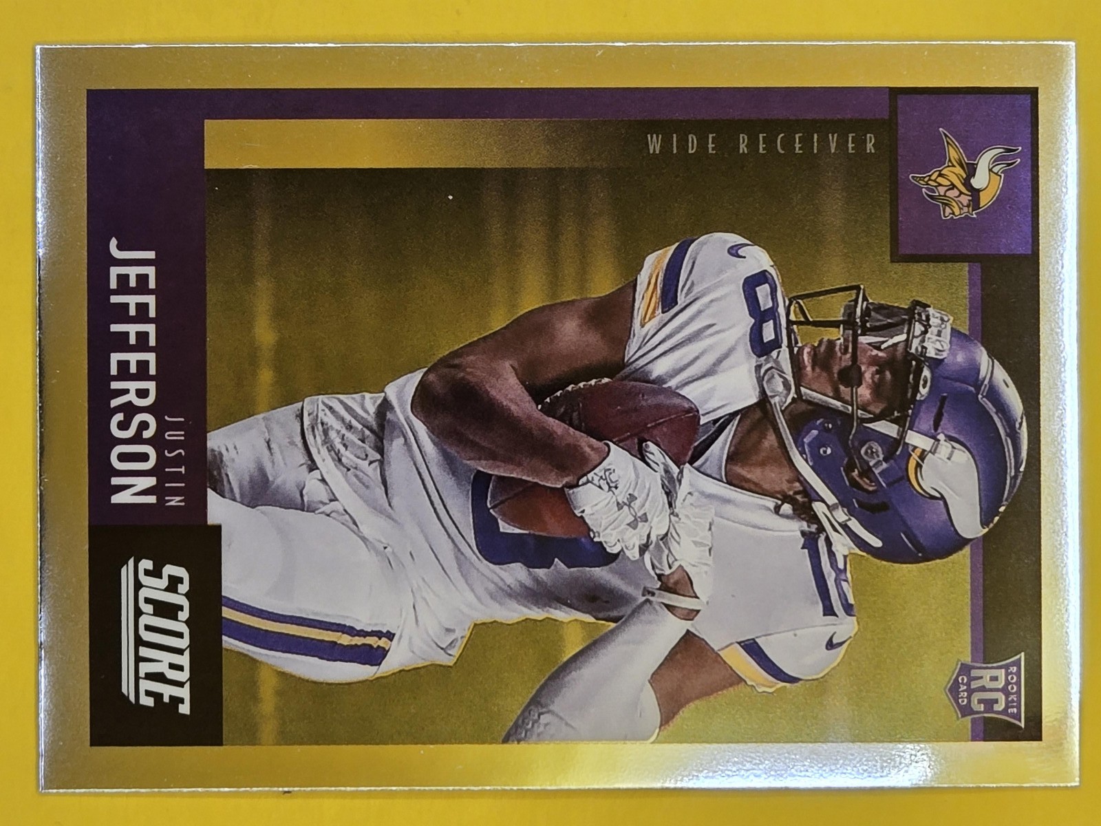 2020 Panini Chronicles #449 Justin Jefferson 2020 Score Update Rookies