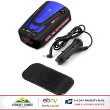 360 Radar Detector for Cars with Voice Alerts and City/Highway Modes