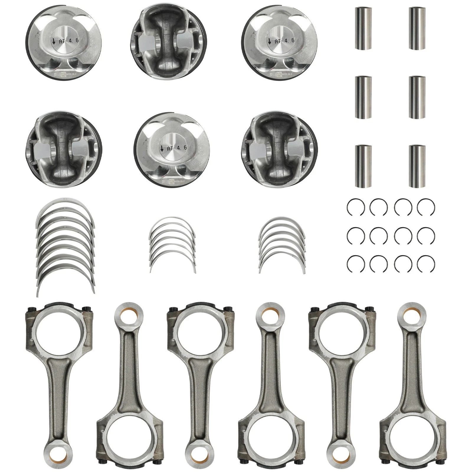 Engine Overhaul Rebuild Kit For 13-24 Maserati Levante Ghibli Quattroporte 3.0T