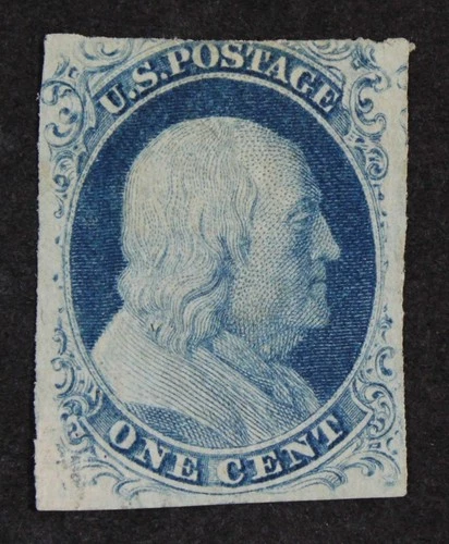 CKStamps: US Stamps Collection Scott#7 1c Franklin Unused NG CV$375