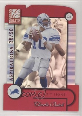2001 Donruss Elite Aspirations Die-Cut 36/90 Charlie Batch #31 1j6