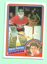 (1) STEVE PENNEY 1984-85 O-PEE-CHEE # 269 CANADIENS ROOKIE EX-MT CARD (N4255). rookie card picture