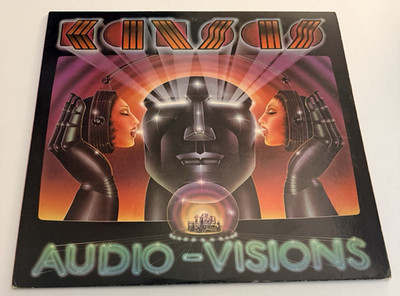 Kansas Audio-Visions LP 1980 Sterling EX Vinyl VG Cover w/Inner Hold On