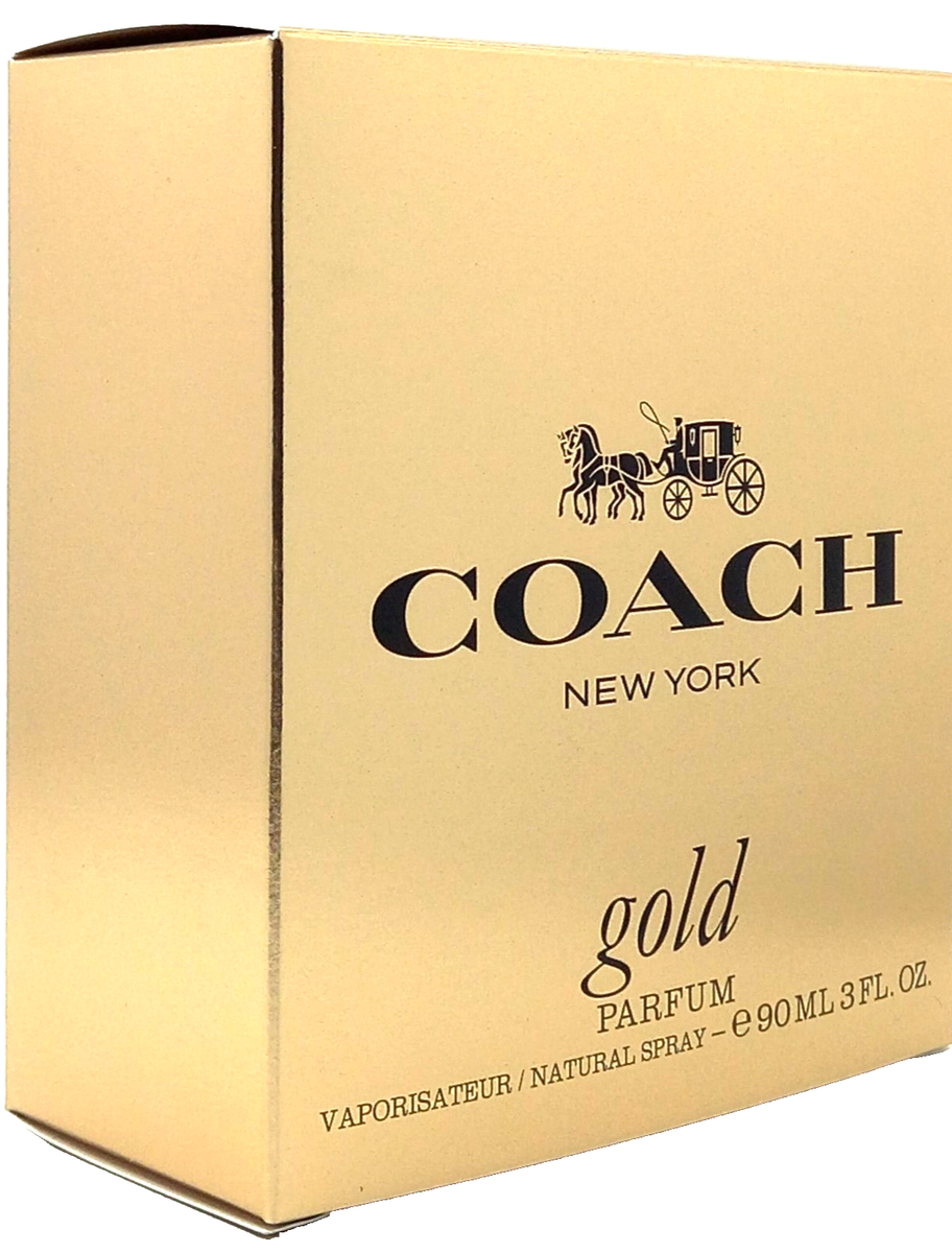 COACH GOLD PARFUM SPRAY FOR WOMEN 3.0 Oz / 90 ml BRAND NEW SEALED