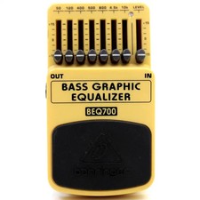 BEHRINGER BASS GRAPHIC EQUALIZER BEQ700 equalizzatore grafico 7 bande per basso