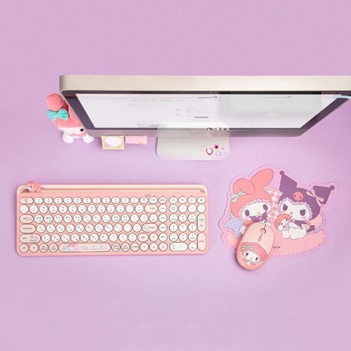 Sanrio My Melody & Kuromi rutschfestes Soft Touch Slim Mauspad - Bild 4 von 12