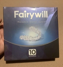 NEW-Fairywill Moldable Dental Guard - 10 Guards - 1 Dental Guard Case