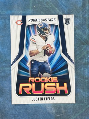 2021 Panini Rookies & Stars Rookie Rush #RR-4 Justin Fields Chicago Bears