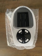 Mini Remote Control Plug In Electric Heaters x 2