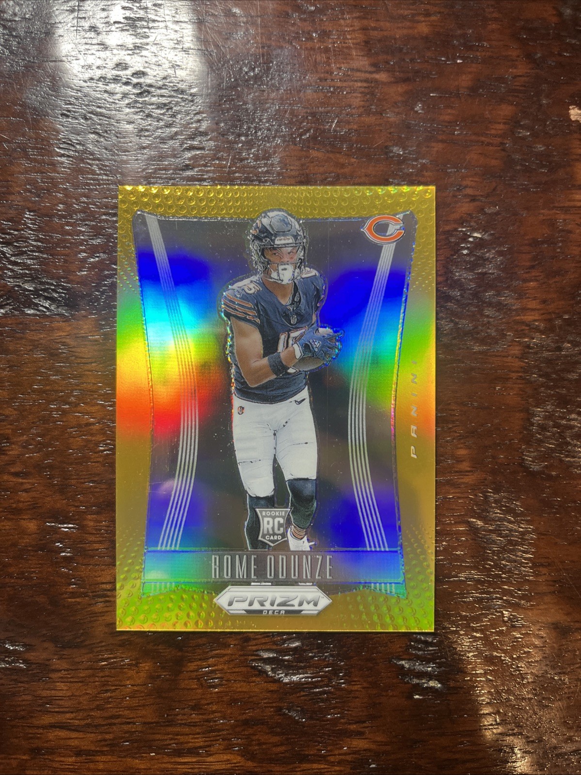 2024 Panini Prizm Deca- Rome Odunze True Gold  Rookie 1/10 #53
