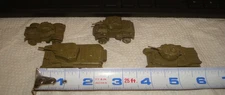 Vintage WWII Comet Authentic Military vehicle lot of 4.