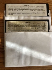 QSOM 5.25 Diskettes 2 Disk Set for IBM PC's