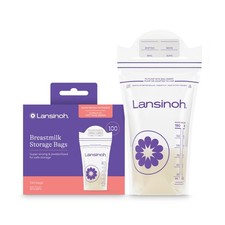 Lansinoh Breastmilk Storage Bags, 100 Count, Baby 100 Purple