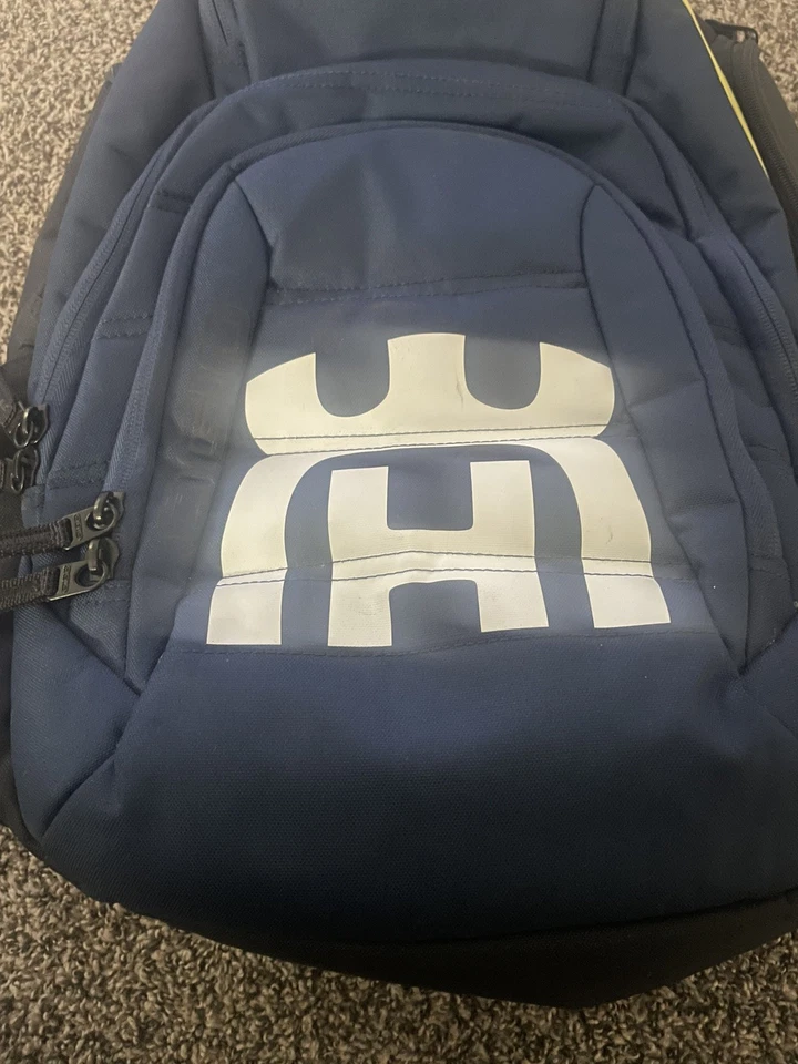 Husqvarna Team Motopack by Ogio Blue/Yellow Motorcycle Backpack School Computer - Image 2 of 4