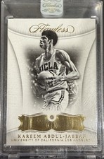 2018 Panini Flawless Basketball Collegiate Kareem Abdul-Jabbar /10 - UCLA/Lakers