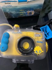 Vivitar Amphibia Underwater 35mm Film Camera + Waterproof Housing Boxed Vintage