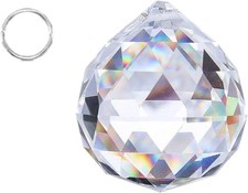 50mm Clear Crystal Ball Prisms Pendant Suncatcher Hanging Drop Chandelier Part