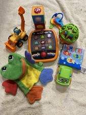 Baby Lot Includes VTech Tiny Touch Tablet Toy Lights Sounds Music Tested Works
