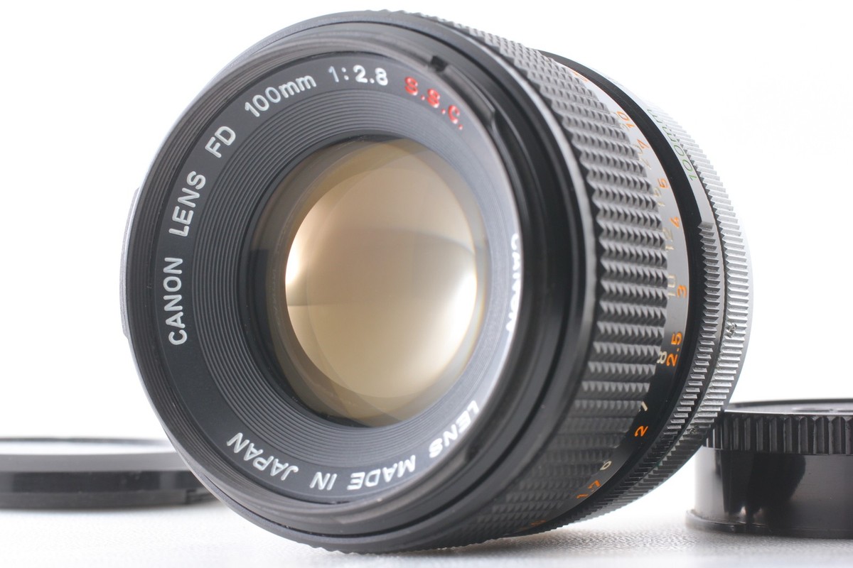 Near MINT] Canon FD 100mm f2.8 s.s.c. MF Lens for A-1 AE-1 F