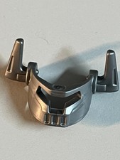 1 St. Lego Flat Silver Minifigure, Visor with T Slit Wide and Horns on Sid 22395