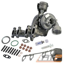 ABGAS-TURBO-LADER+KRÜMMER+DICHTSATZ MONTAGESATZ FÜR VW GOLF PLUS 5M 1.9 TDI BLS