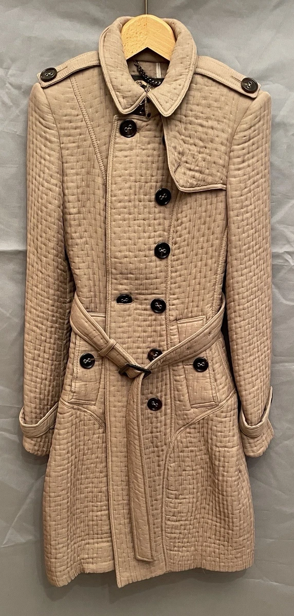 Trench Coat Femme NOBLEMOON Beige - Imperméable, Ceinturé, Taille S, Neuf Avec étiquettes